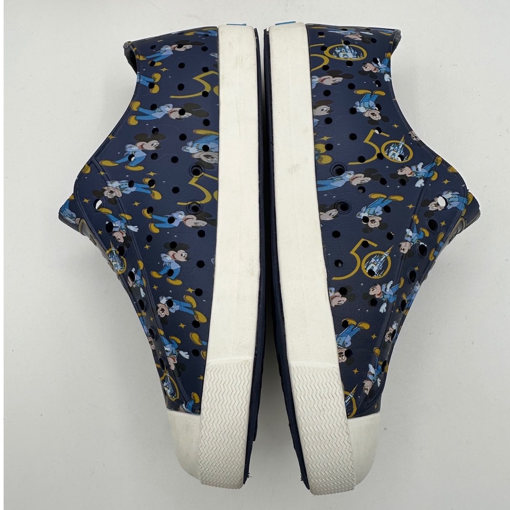 NATIVE x DISNEY Mickey Mouse Disney World 50th Anniversary Jefferson Shoes  J3 - Picture 7 of 12
